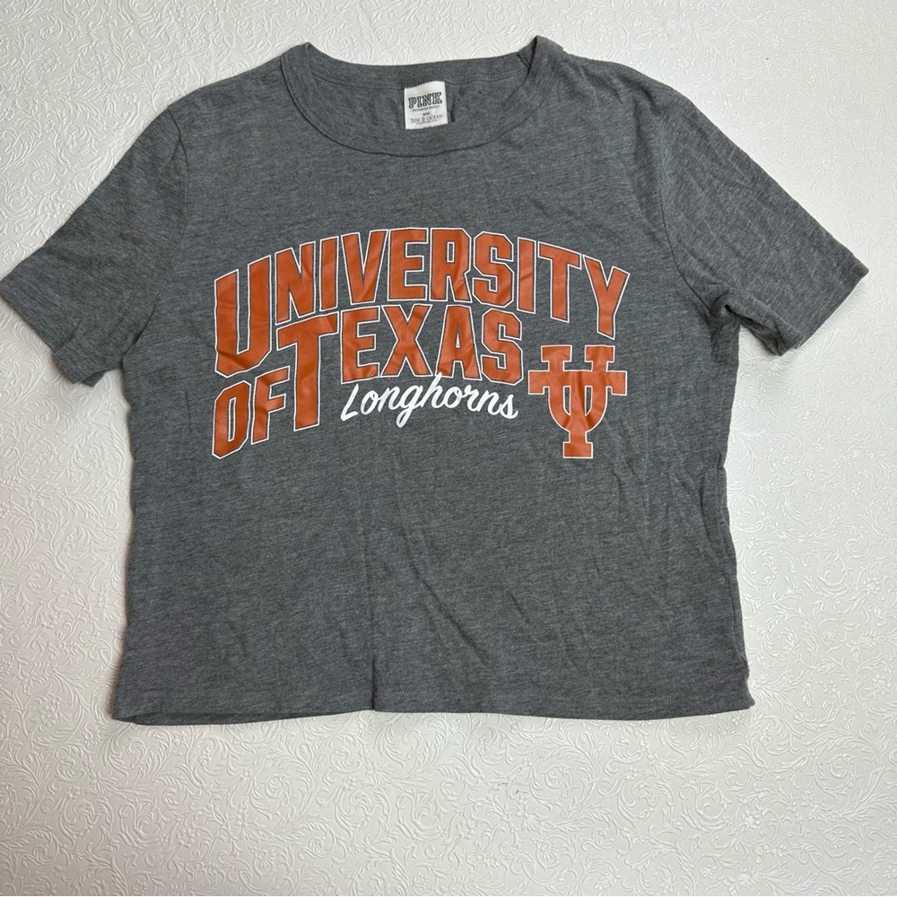 PINK University of Texas Longhorns Graphic T-Shirt, Size M